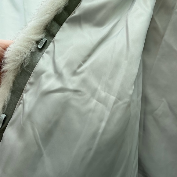 VINTAGE NWT Niki silver fox fur coat - Picture 2 of 5